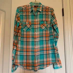 Women’s Cruel Pearl Snap Blouse